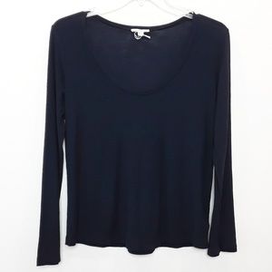 James Perse | NWOT long sleeve shirt Navy Blue